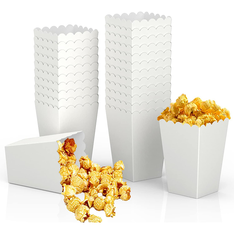 Food Day Snacks - 12 sztuk papierowych kartonów na cukierki