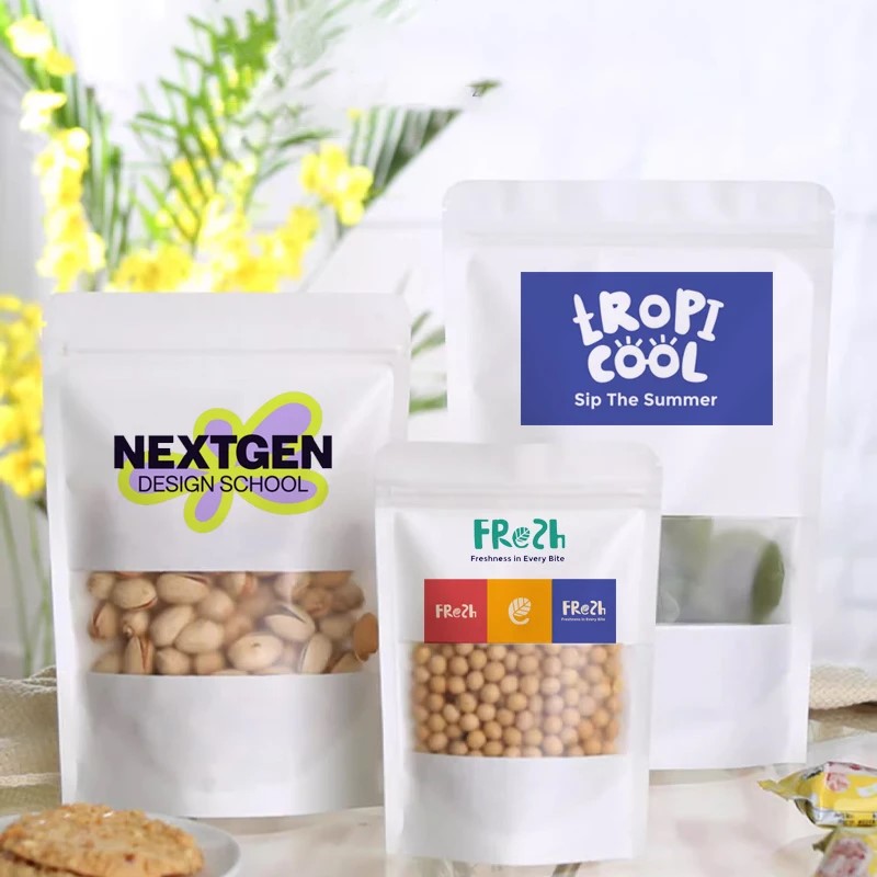50 szt. Personalizowane białe, – Food Day Snacks recenzja i cena