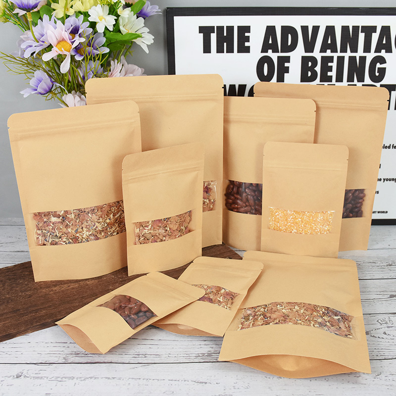 20/50szt Kraft Paper Zip Lock  – Food Day Snacks recenzja i cena