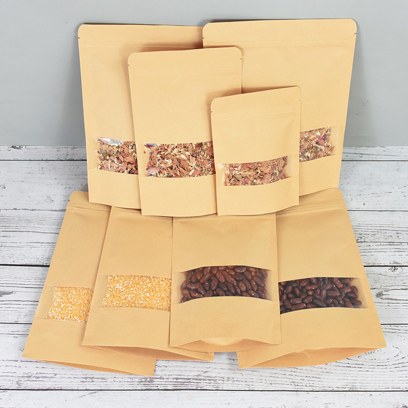 20/50szt Kraft Paper Zip Lock  – Food Day Snacks recenzja i cena