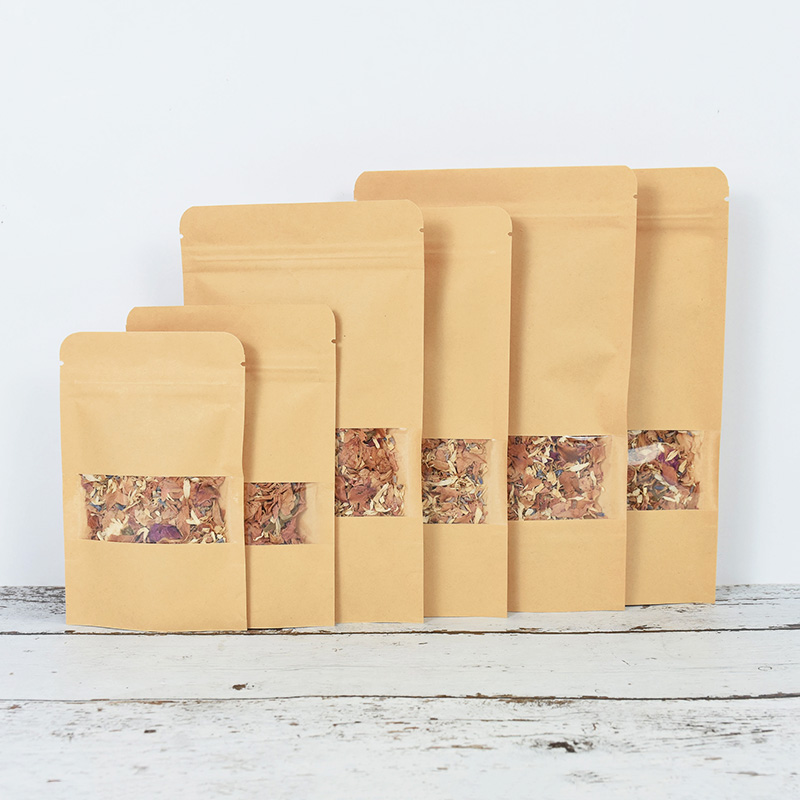 20/50szt Kraft Paper Zip Lock  – Food Day Snacks recenzja i cena