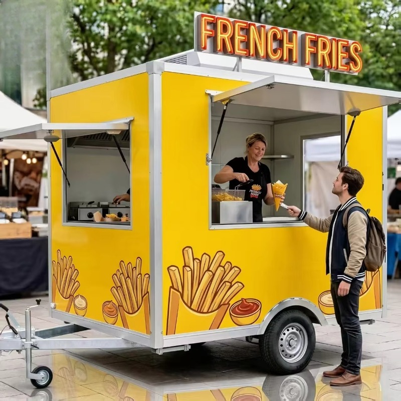 Mobilny wózek do sprzedaży prz – Food Snacks Easy recenzja i cena