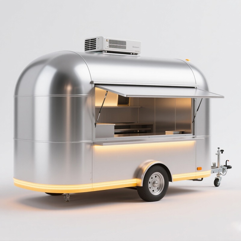 Mobilny wózek do sprzedaży prz – Food Snacks Easy recenzja i cena